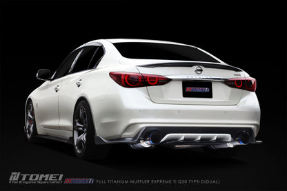 TOMEI FULL TITANIUM MUFFLER EXPREME Ti Q50 TYPE-D (DUAL)