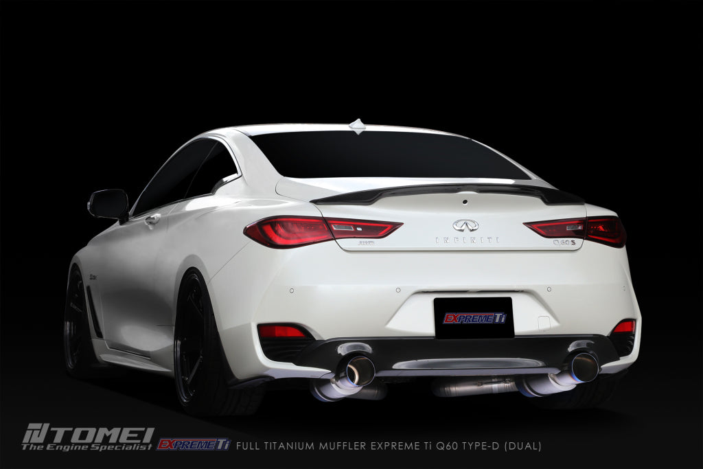 TOMEI FULL TITANIUM MUFFLER EXPREME Ti Q60 TYPE-D (DUAL)