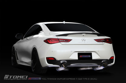 TOMEI FULL TITANIUM MUFFLER EXPREME Ti Q60 TYPE-D (DUAL)