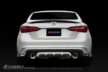 TOMEI FULL TITANIUM MUFFLER EXPREME Ti Q50 TYPE-D (DUAL)