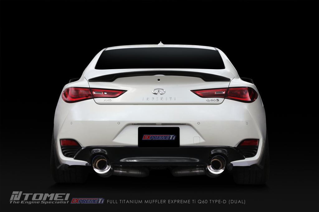 TOMEI FULL TITANIUM MUFFLER EXPREME Ti Q60 TYPE-D (DUAL)