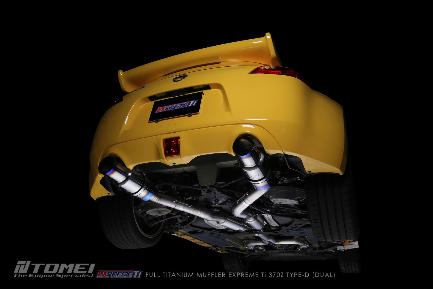 TOMEI FULL TITANIUM MUFFLER EXPREME Ti 370Z TYPE-D (DUAL)