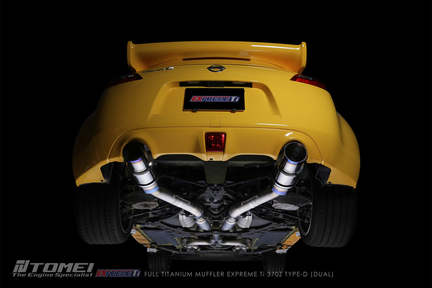 TOMEI FULL TITANIUM MUFFLER EXPREME Ti 370Z TYPE-D (DUAL)