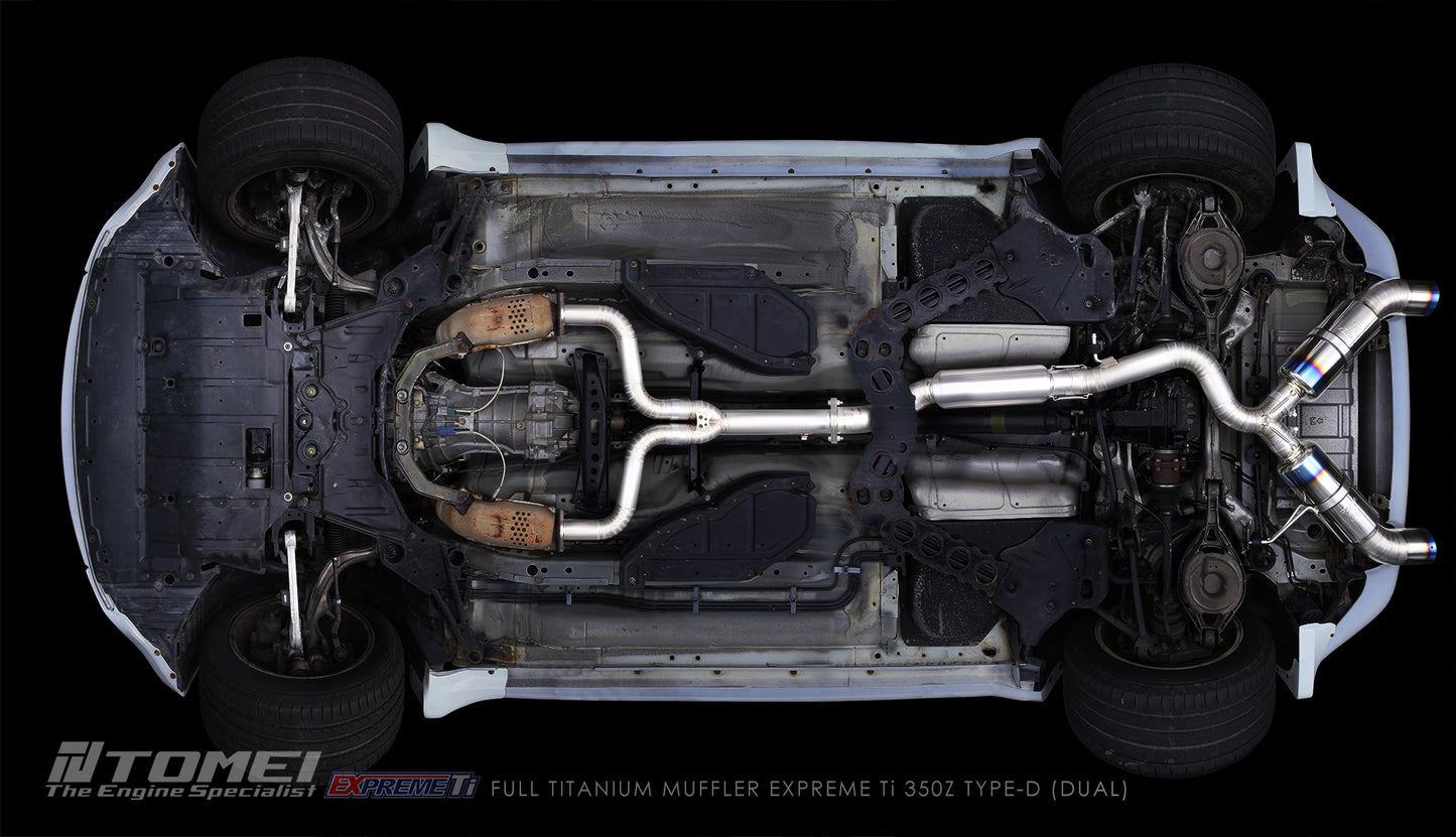 TOMEI FULL TITANIUM MUFFLER EXPREME Ti 350Z TYPE-D (DUAL)