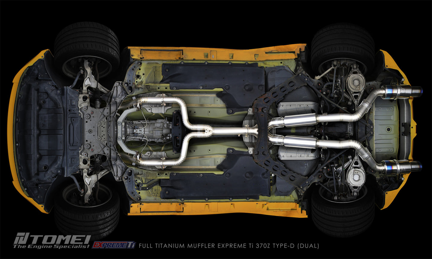 TOMEI FULL TITANIUM MUFFLER EXPREME Ti 370Z TYPE-D (DUAL)