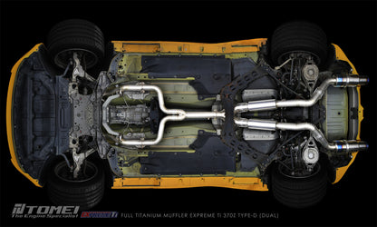 TOMEI FULL TITANIUM MUFFLER EXPREME Ti 370Z TYPE-D (DUAL)