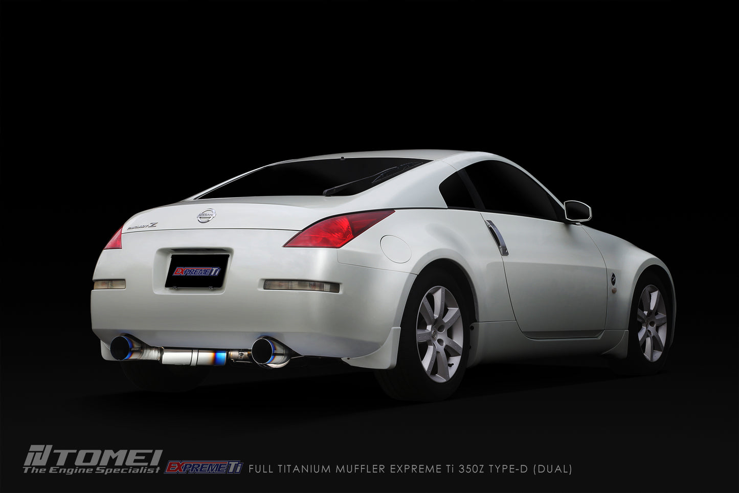 TOMEI FULL TITANIUM MUFFLER EXPREME Ti 350Z TYPE-D (DUAL)