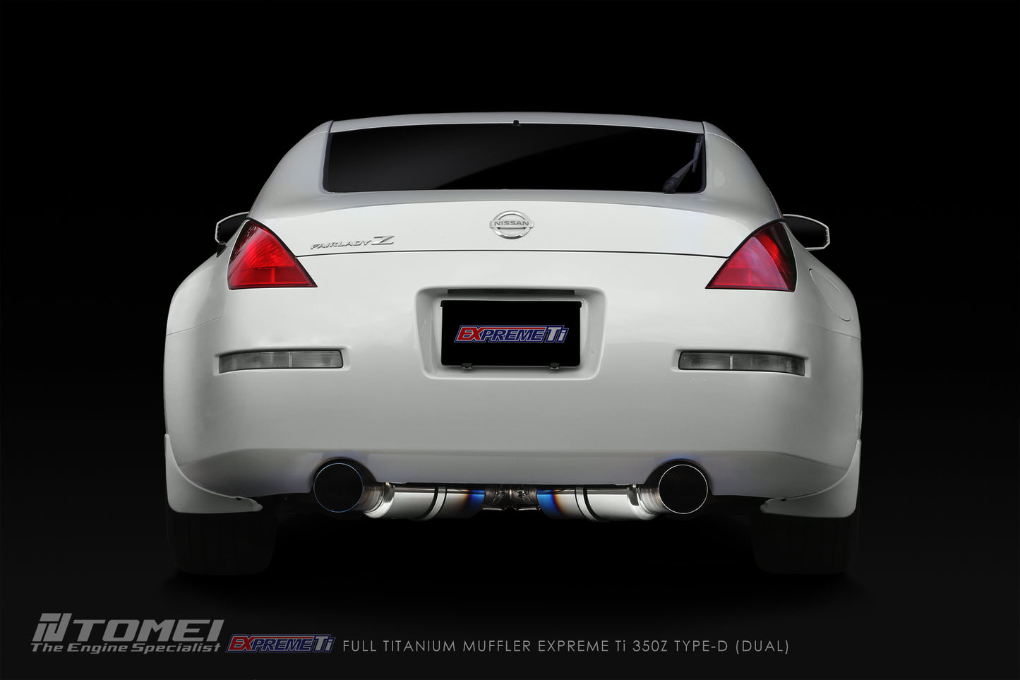 TOMEI FULL TITANIUM MUFFLER EXPREME Ti 350Z TYPE-D (DUAL)