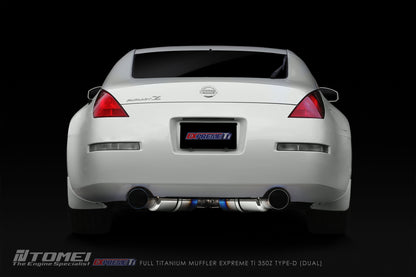 TOMEI FULL TITANIUM MUFFLER EXPREME Ti 350Z TYPE-D (DUAL)