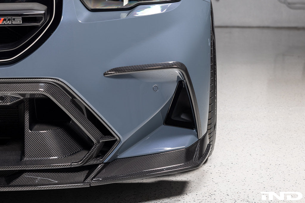 TREVORA G90 / G99 M5 Carbon Fiber PR-1 Front Duct Extension Trims
