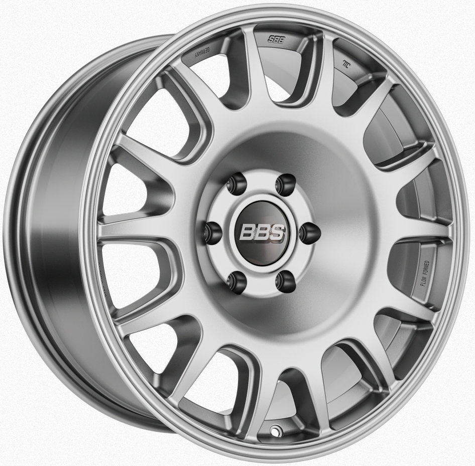 BBS TS-R - 18x9 / +25 / 5x130 - Satin Silver (Cayenne / Q7 Fitment) *Set of 4*